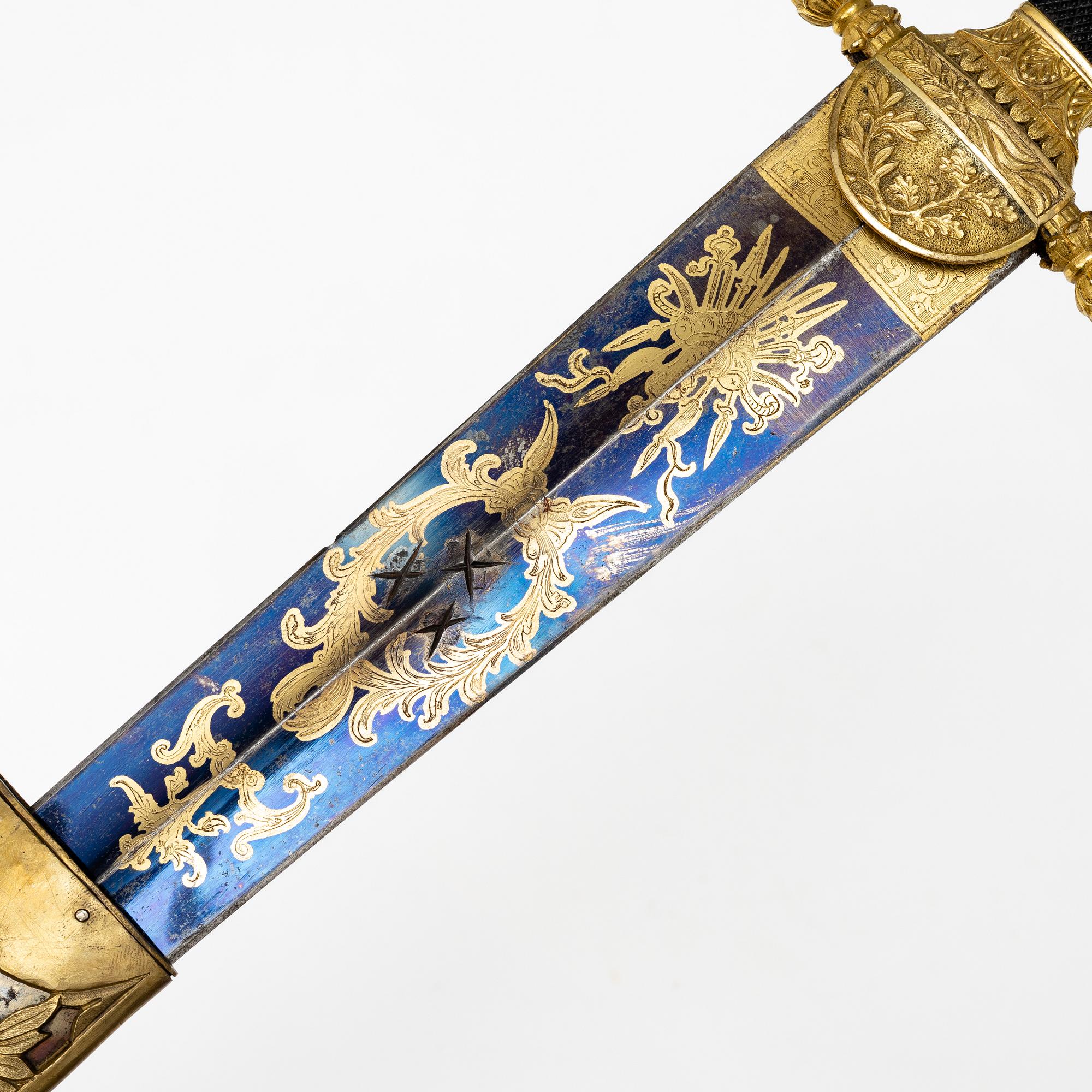 Short sword, Sweden around the year 1800.
