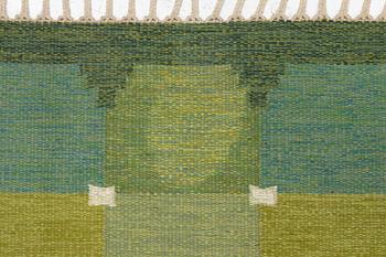 Ingegerd Silow, matta, "Siljan", rölakan, ca 230 x 170 cm, signerad IS.