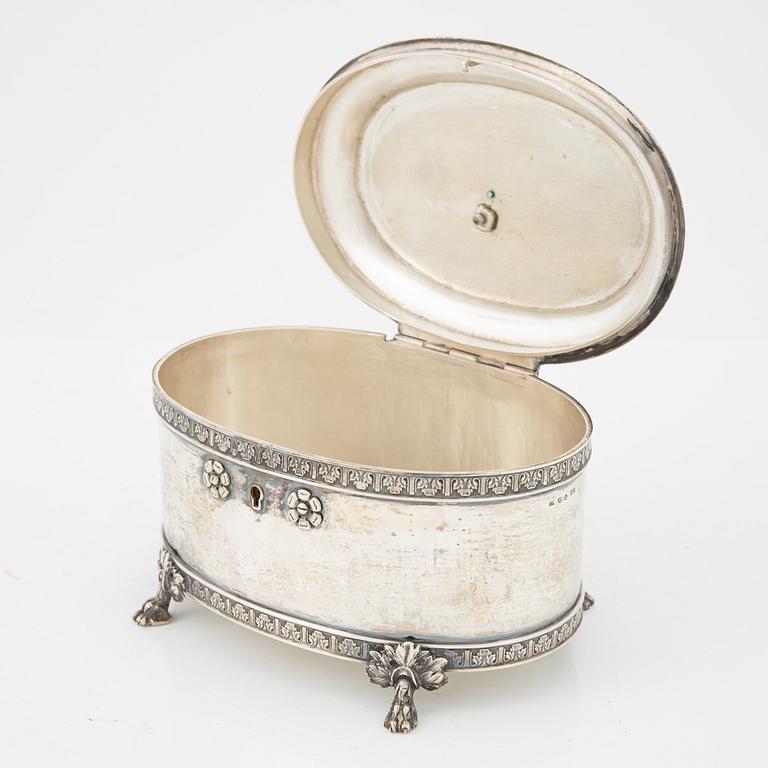 Sockerskrin, silver, Samuel Pettersson, Linköping 1904.