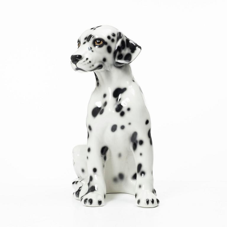 Sculpture, Dalmatian dog, Italy, late 20th century.