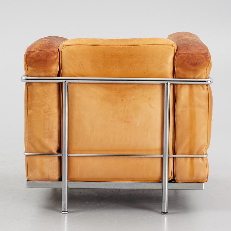 Le Corbusier, Pierre Jeanneret & Charlotte Perriand, armchair, "LC2", Cassina, Italy.