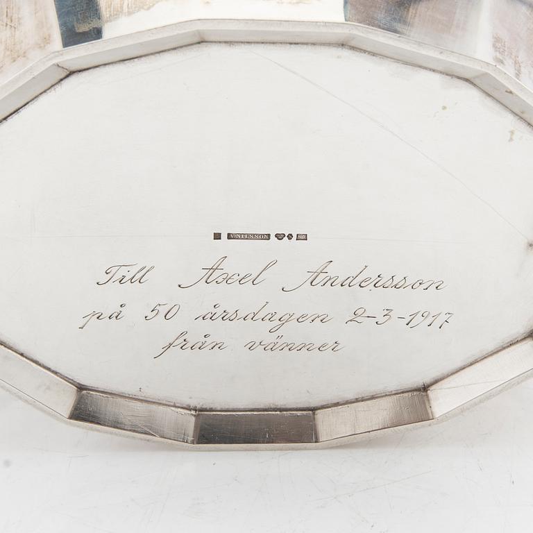 Anders Nilsson bowl silver Lund 1915.