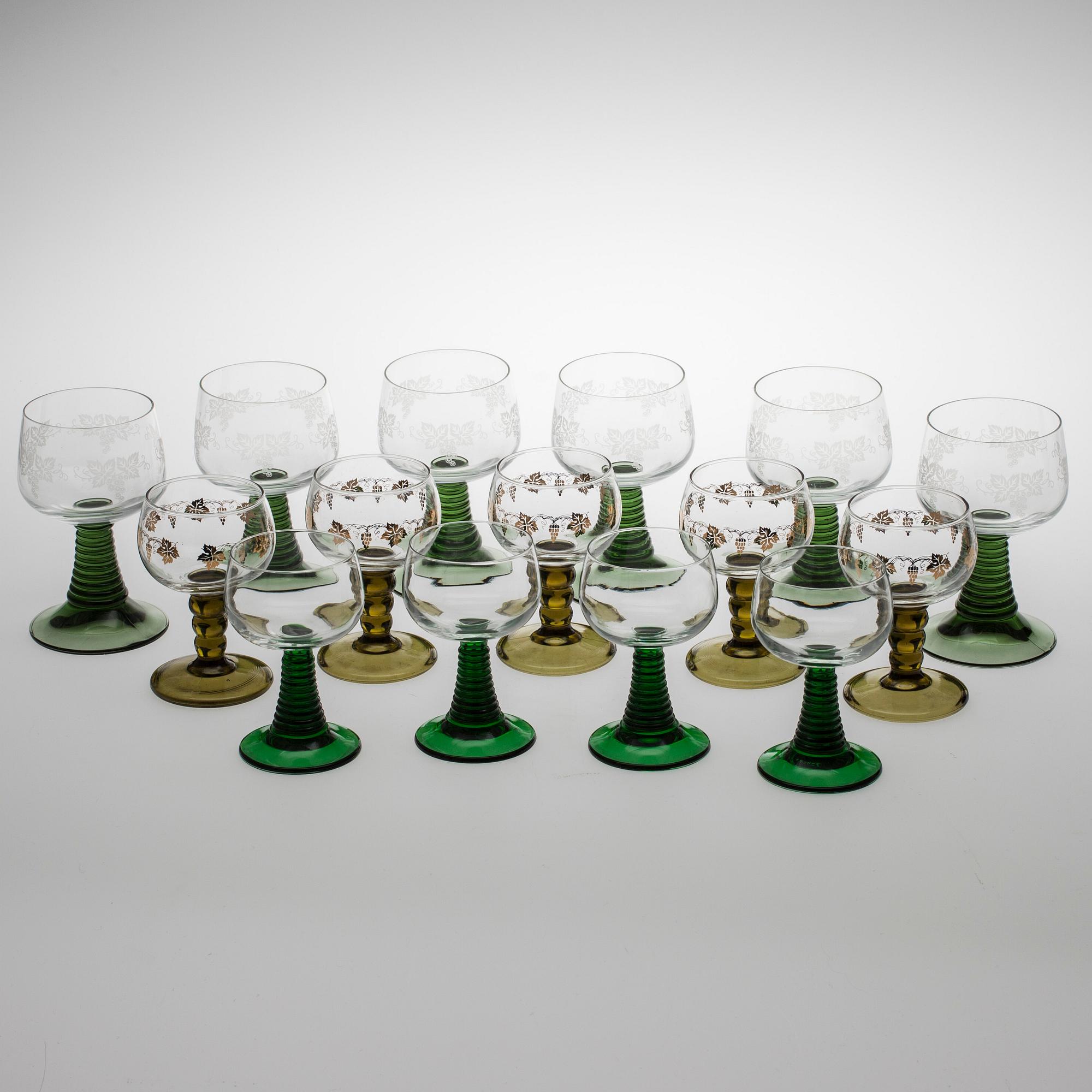 REMMARE, glas, tot. 15 st, 1900-talets slut.