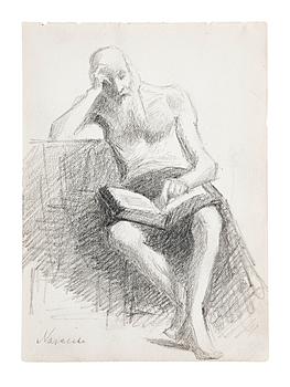 252. Helene Schjerfbeck, STUDY OF A MAN.