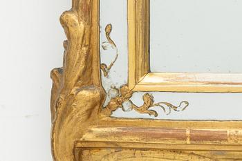 Niclas Meunier, Spegel, av Nils Meunier (mästare i Stockholm 1754-97, kunglig hovspegelmakare 1769). Rokoko.