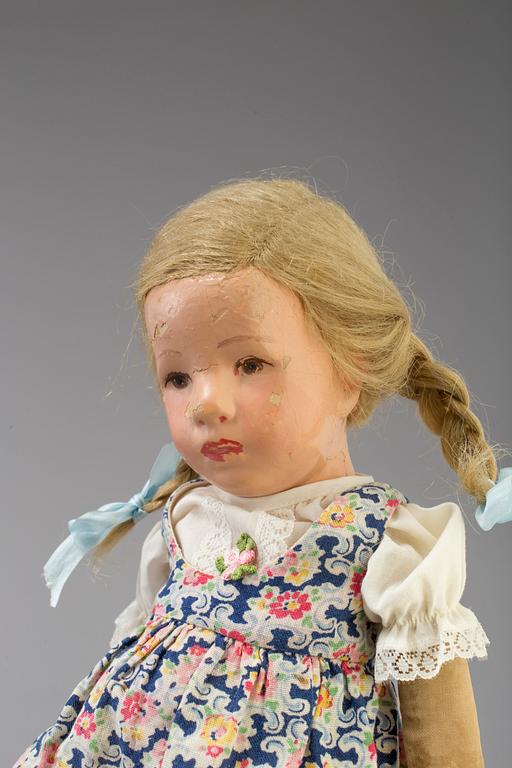 A Käthe Kruse doll, Germany, 1940's.