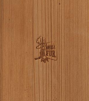STOLAR, 4 st, "Svensk fur". 1900-tal.