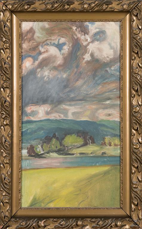 Eemu Myntti, oil on canvas, unsigned.
