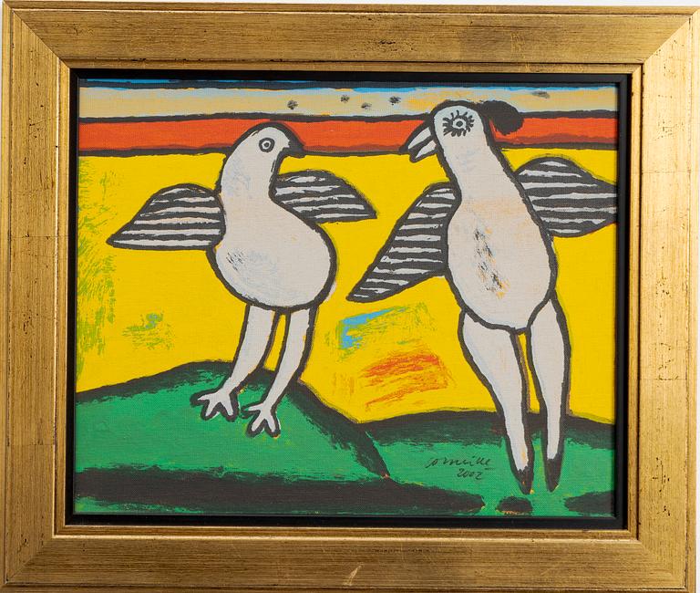 Beverloo Corneille, Två fåglar.