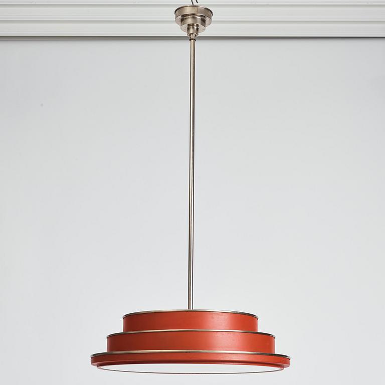 Erik Tidstrand, a ceiling lamp, model "28307", Nordiska Kompaniet, 1930s.