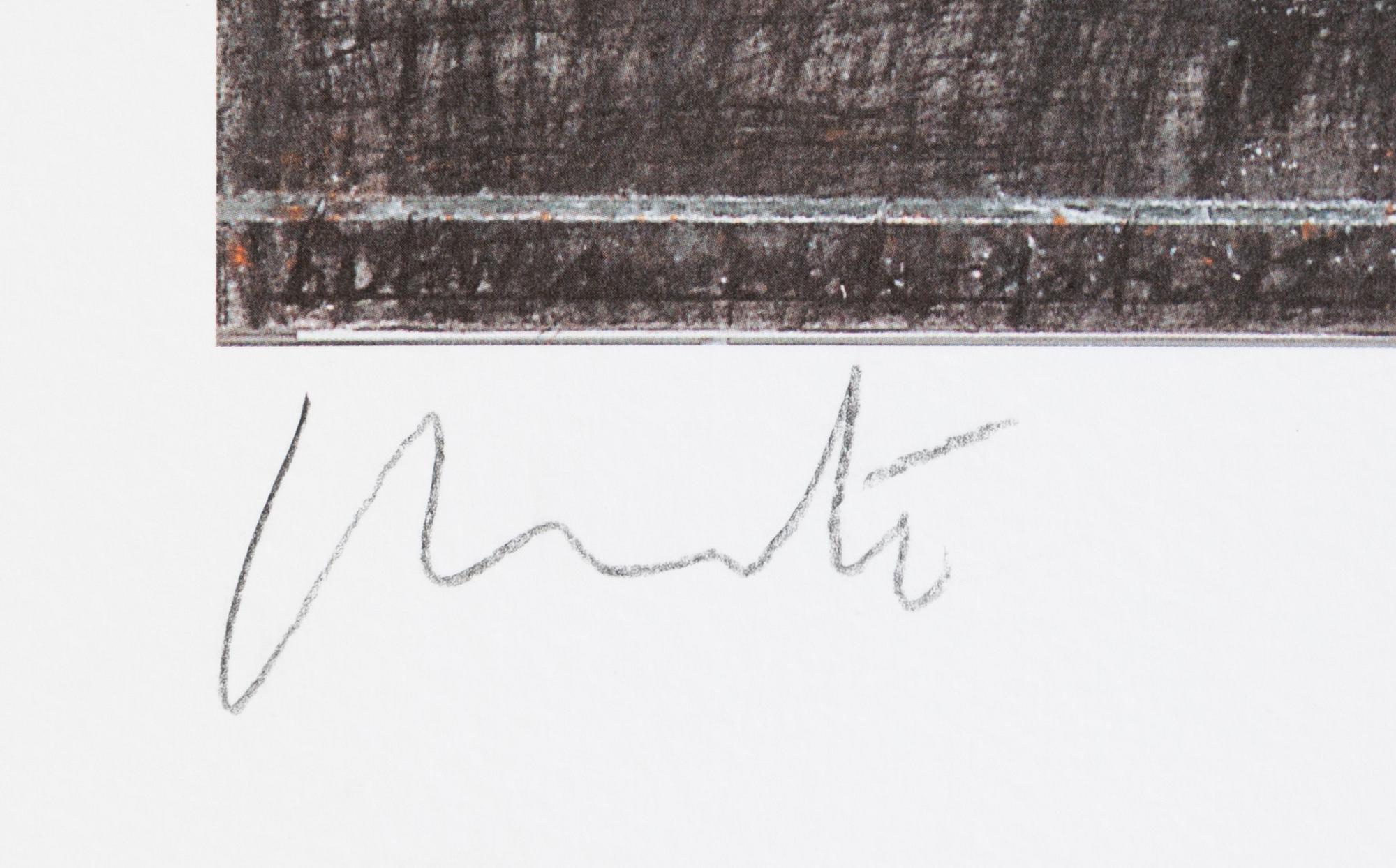 Christo & Jeanne-Claude, offset in colours, signed Christo in pencil.