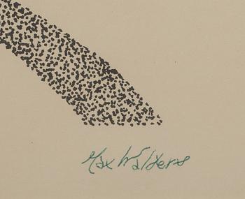 MAX WALTER SVANBERG, färglitografi. Numrerad 153/200 och signerad.