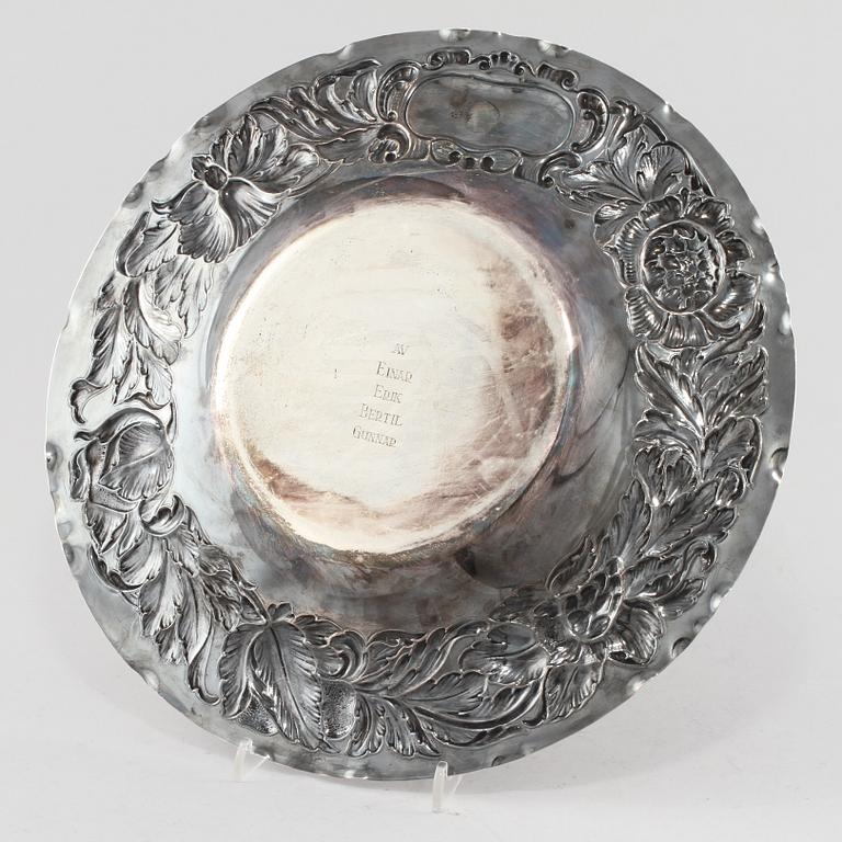 FAT, silver, barockstil, GAB, Stockholm, 1949. Vikt 430 g.