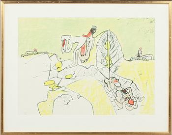 Roberto Matta · ROBERTO MATTA, färglitografi, signerad och numrerad 23/60.