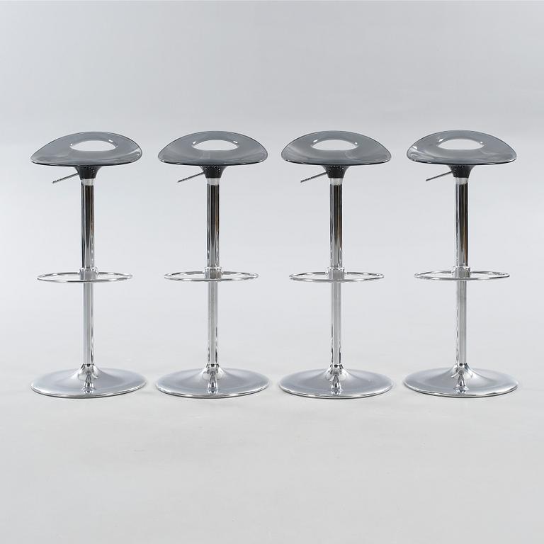 Four bar stools from Softline Allkit in Italy, around the year 2000.