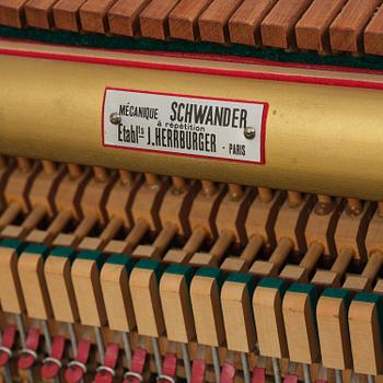 Poul Henningsen, a "PH Upright Piano", executed by Andreas Christensen, Denmark, 1940s.