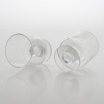 Timo Sarpaneva, set of 12 'Triennale' drinking glasses for Iittala. In production. 1996 - 1997.