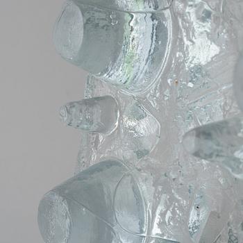 Edvin Öhrström, sculpture, cast glass, Lindshammar Glassworks.