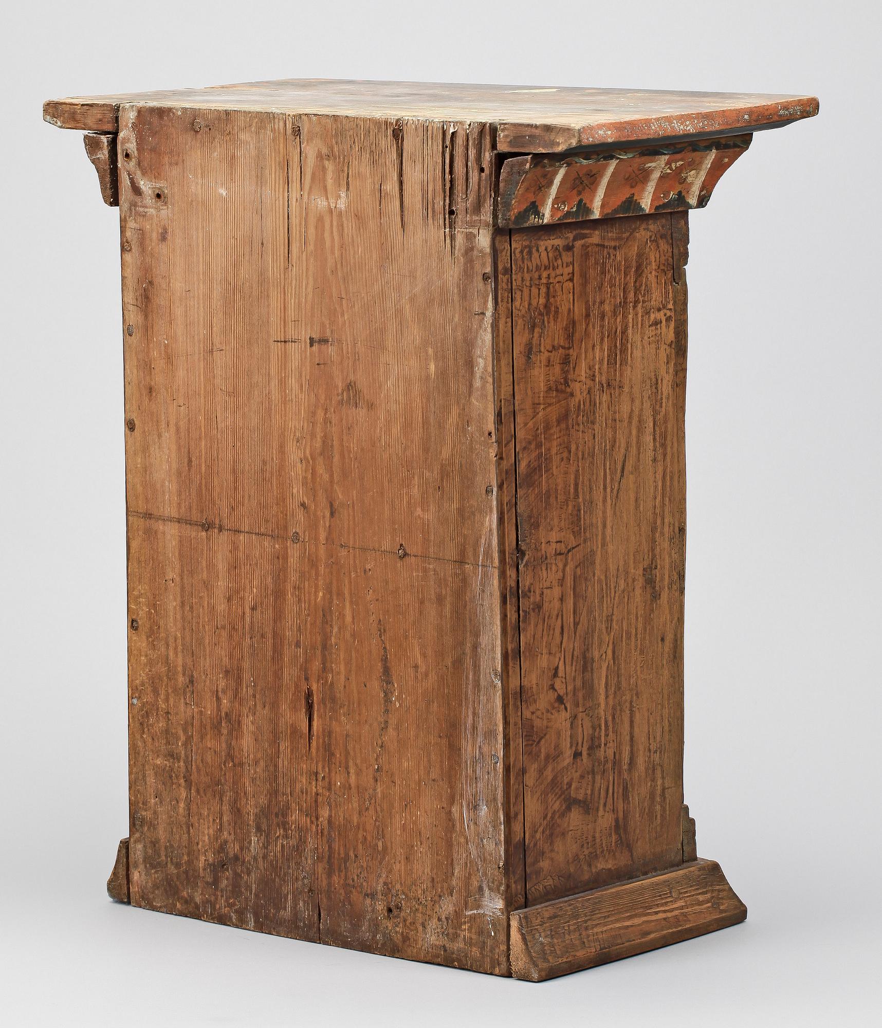 HÄNGSKÅP, allmoge. Rättvik, Dalarna. Dat 1794.