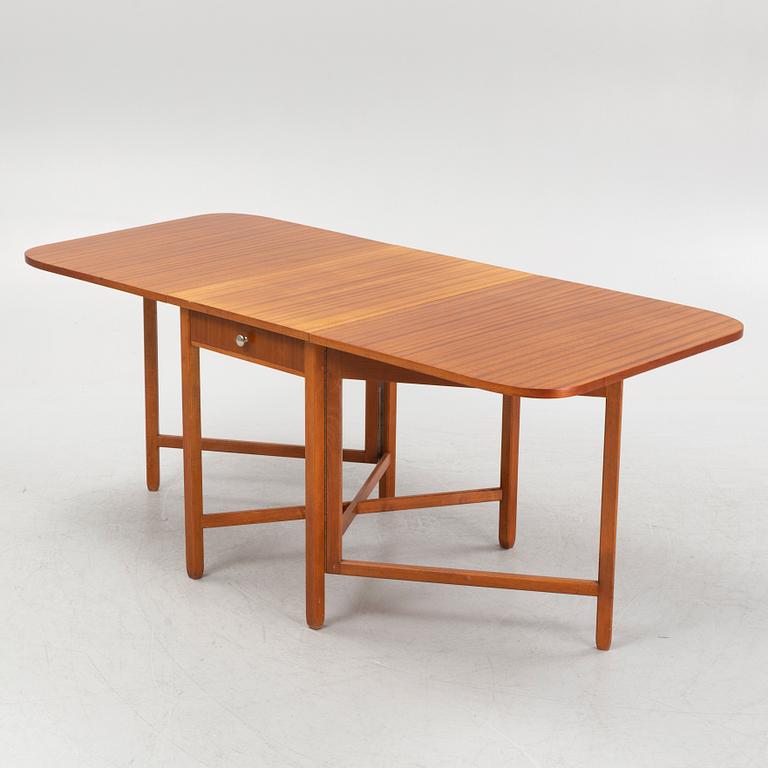 A drop-leaf table, SMF Bodafors, mid-20th Century.