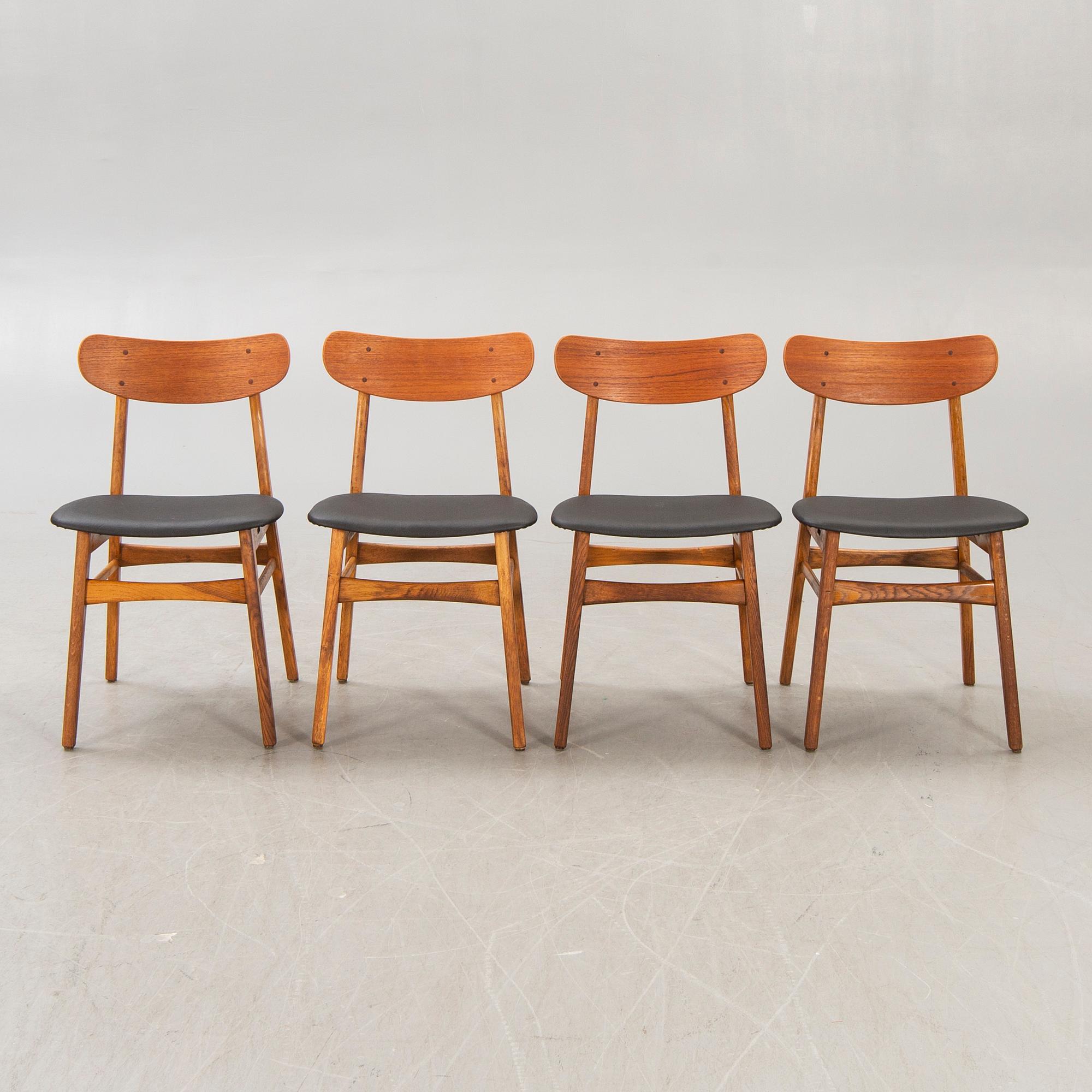 Chairs, 6 pcs, Farstrup, 1960s, Denmark.