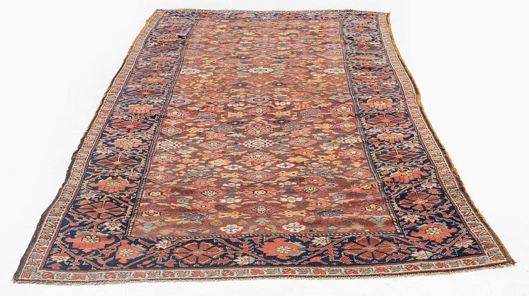 An antique Kurdish kelleh, Northwest Persia, c. 340 x 150 cm.