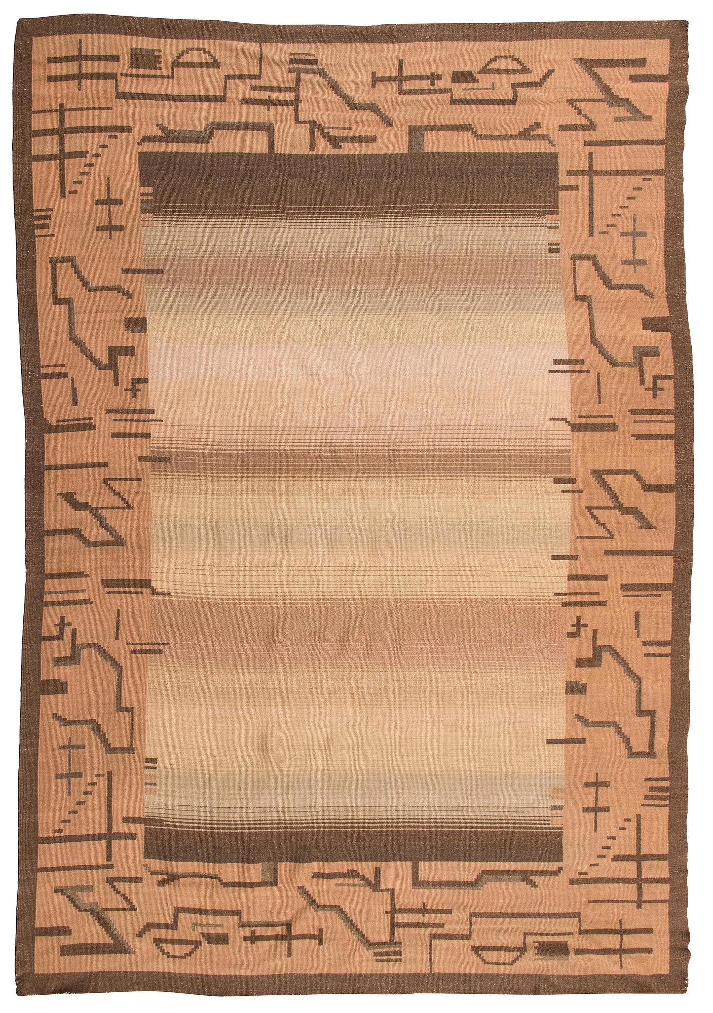 karvalankamatto, Aaltosen Mattokutomo, Kiikka 1930-luku. Noin 360 x 250 cm.