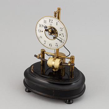 A Bulle patent table clock, circa 1900.