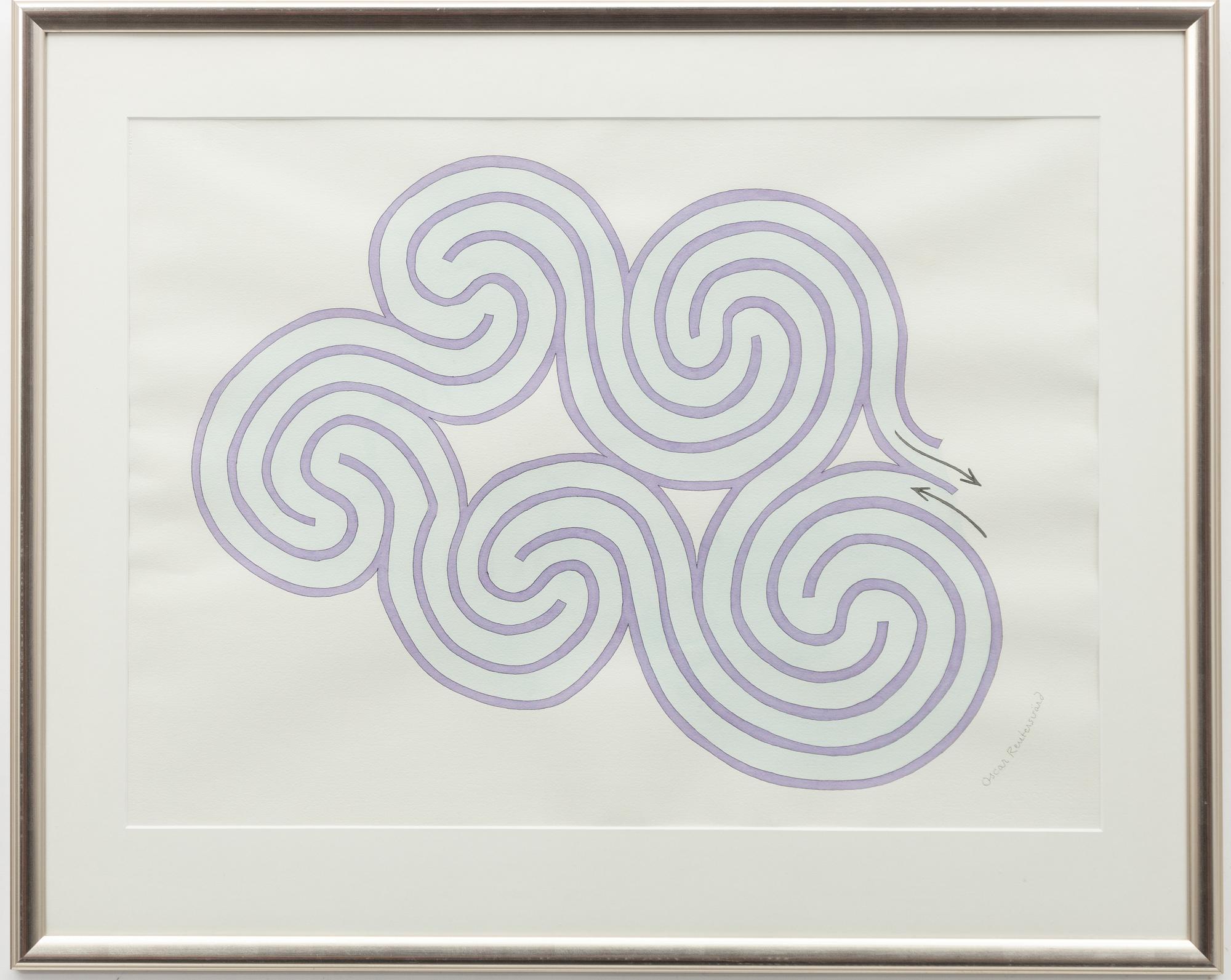 Oscar Reutersvärd, Labyrint.