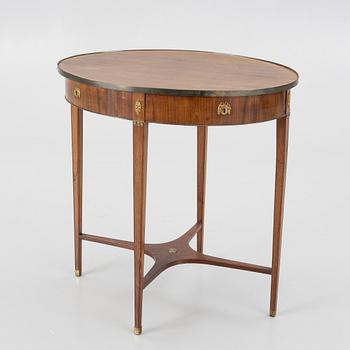 A Gustavian style table, early 20th Century.