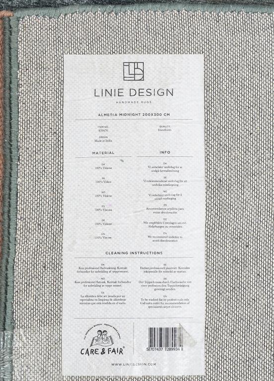 Rug, 'Almeira Midnight', Linie Design.