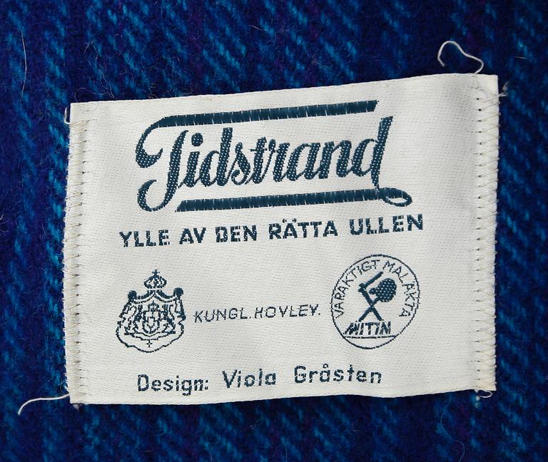 PLÄD/ÖVERKAST, Viola Gråsten, Tidstrand.