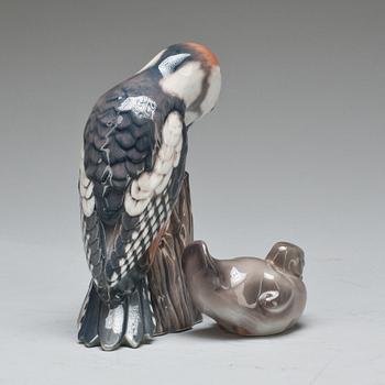 FIGURINER, 2 st, porslin, Dahl Jensen.