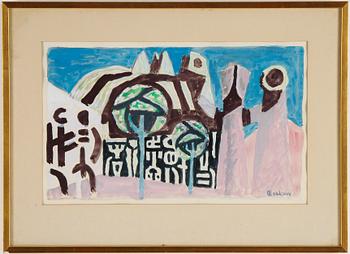 Bo Beskow, gouache, signed.