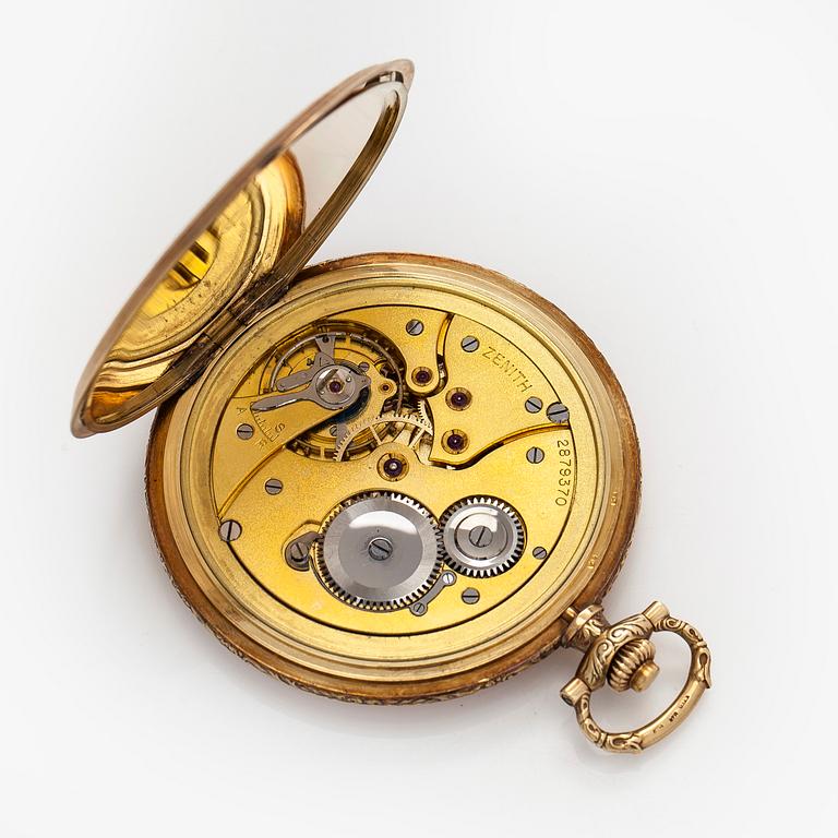 Zenith, taskukello, savonette, 50 mm.