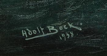 Adolf Bock, olja på duk, signerad och daterad 1938.