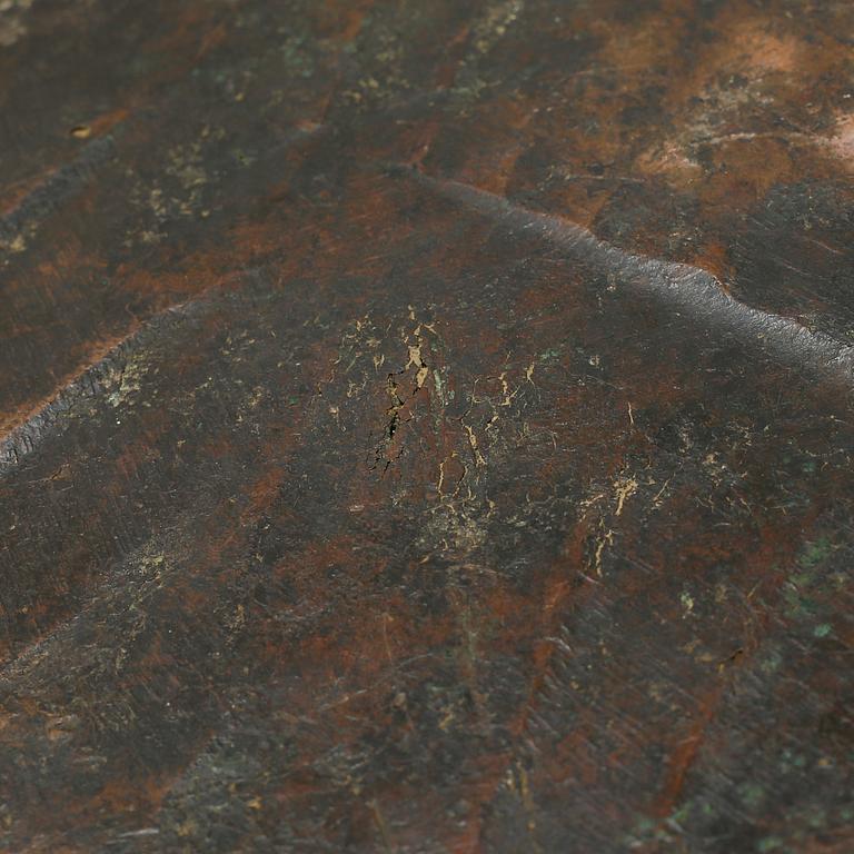 PLÅTMYNT, 4 daler, daterad 1721.