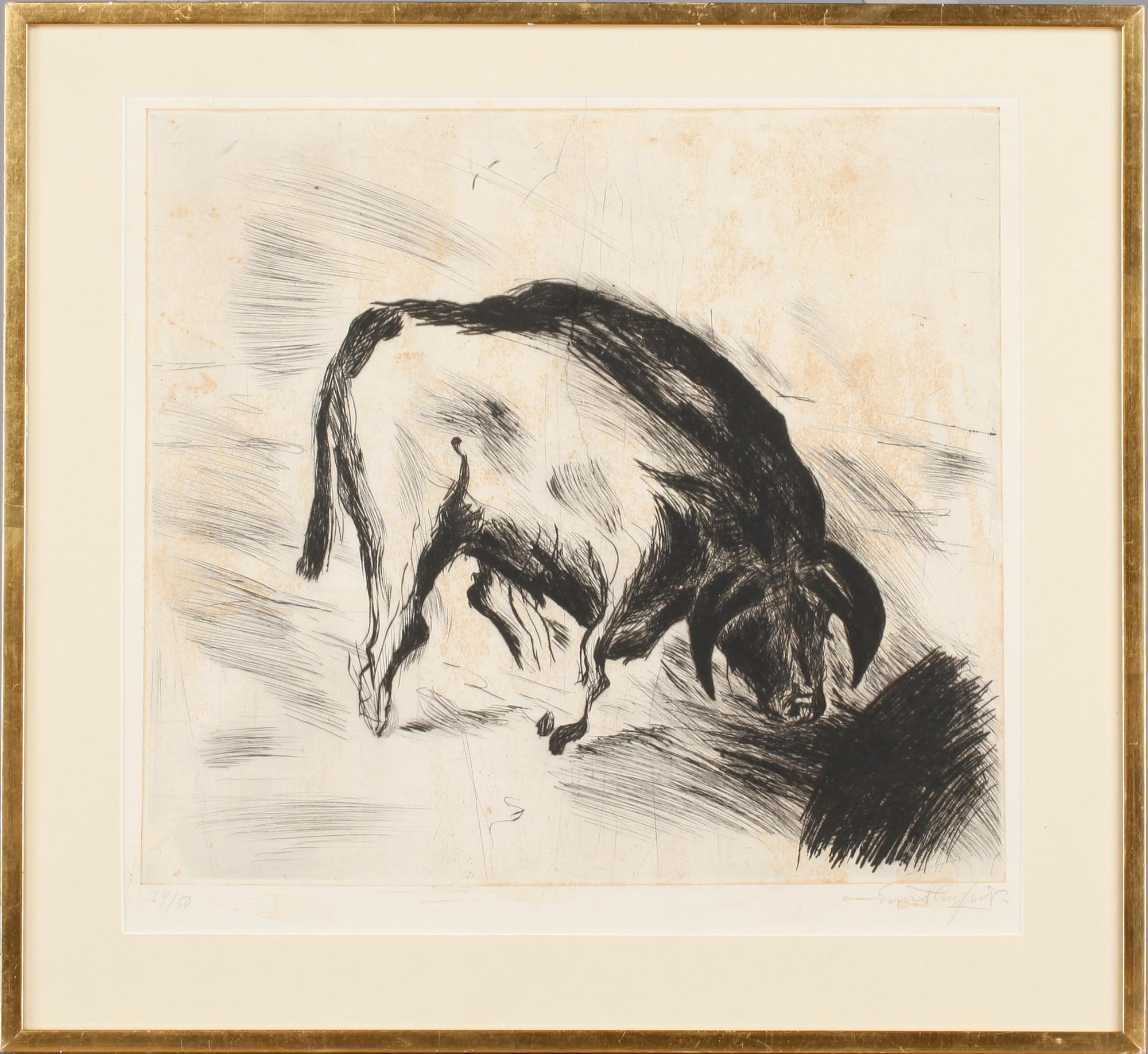 EVERT LUNDQUIST, etsning, signerad och numrerad 39/50.