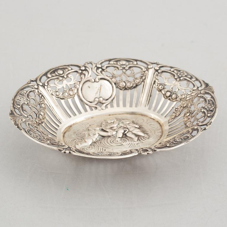 Three silver baskets, including J.L.Hultman, Stockholm, Sweden, 1952.