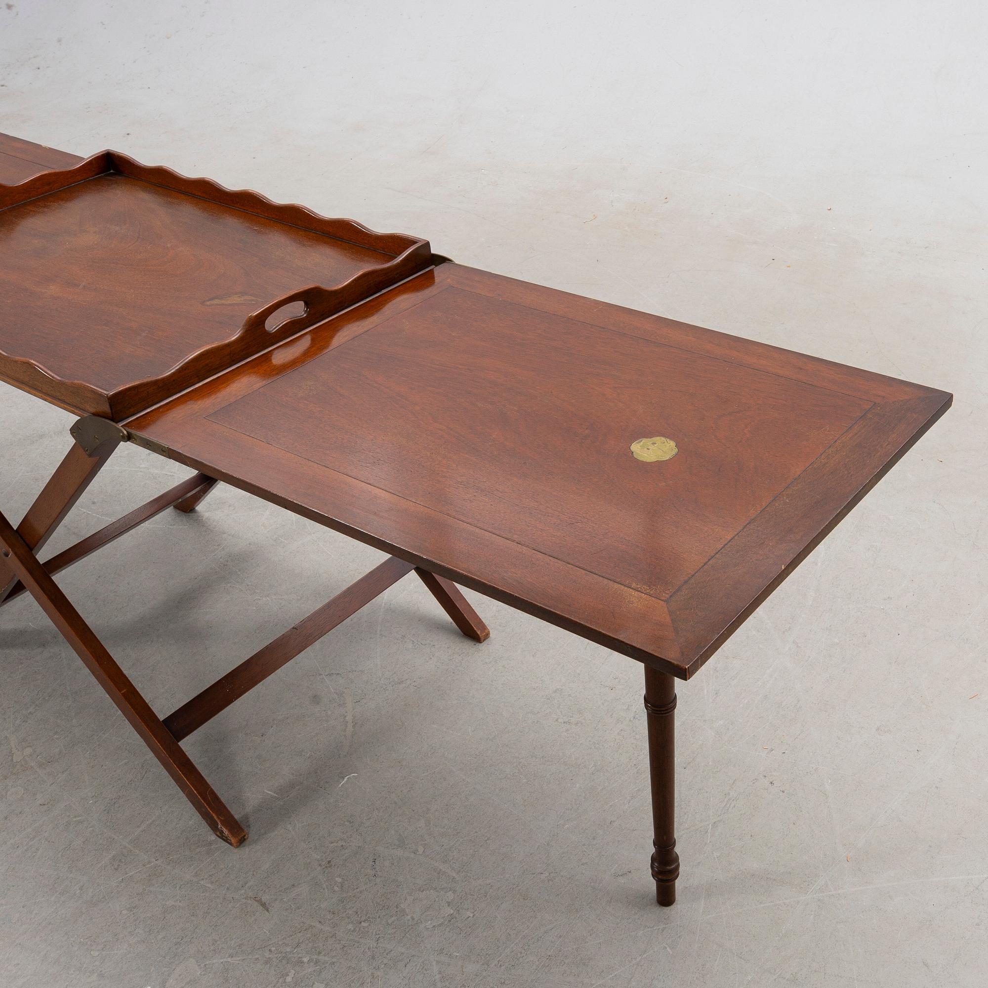 Brick table, England, 20th century.