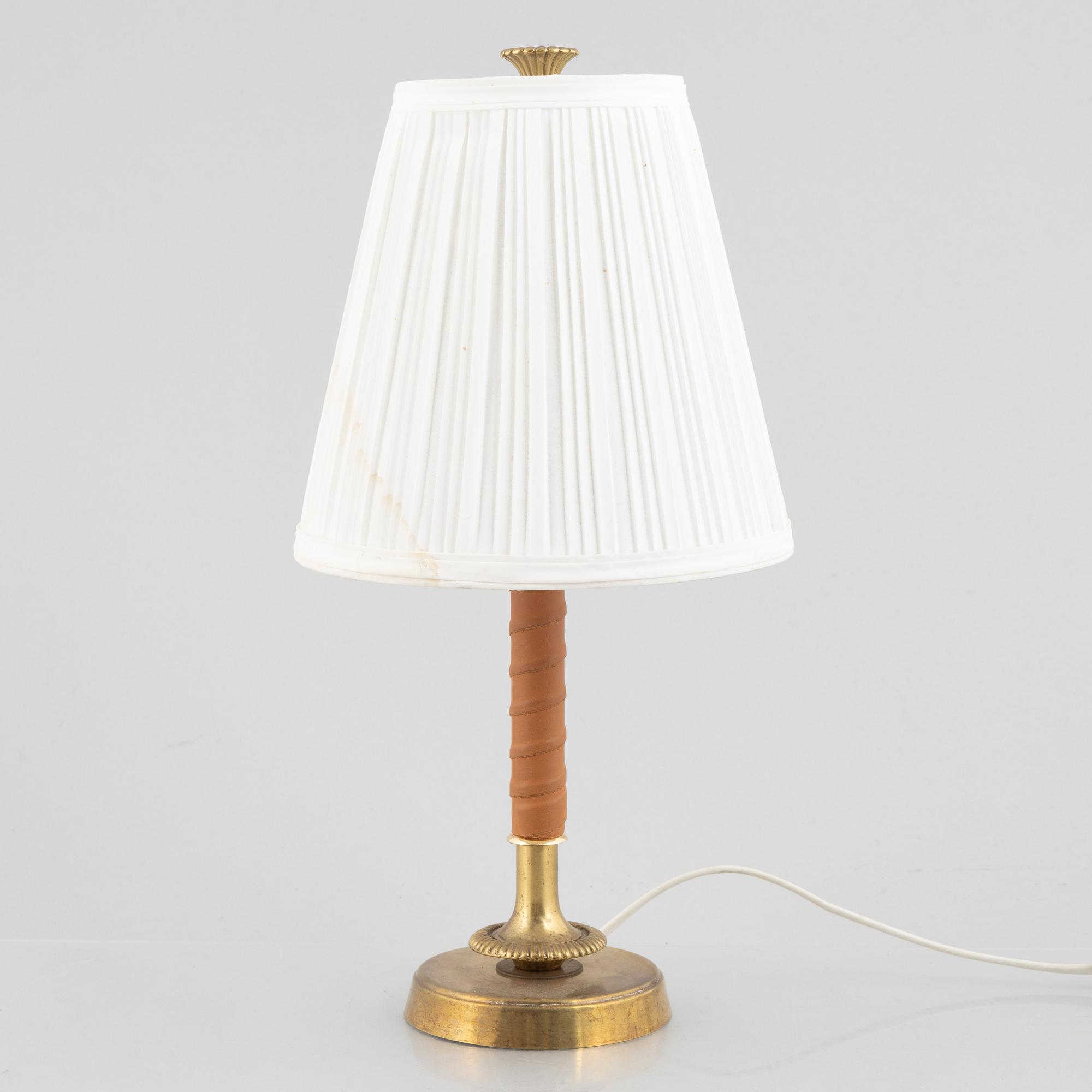 A Swedish Modern table lamp, first half of the 20th century.