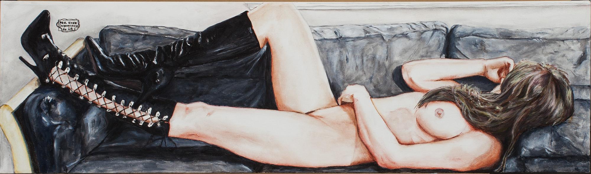 PAUL ENOE JOHANSSON, akryl på duk.