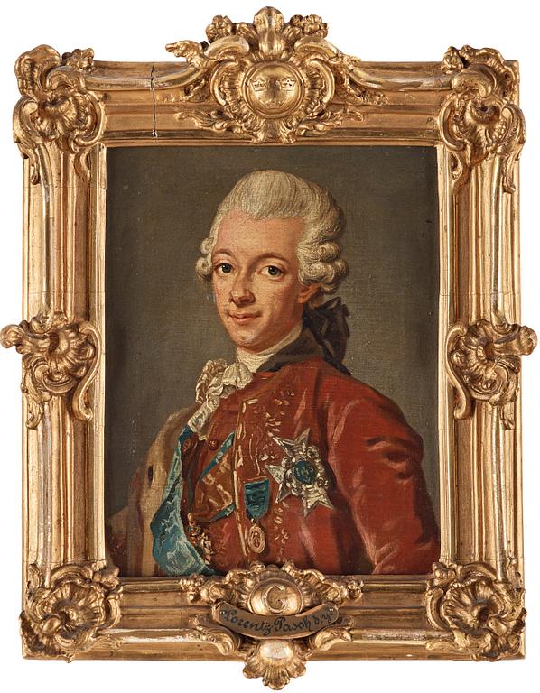 Lorens Pasch d y Attributed to, "Gustaf III" (1746-1792).