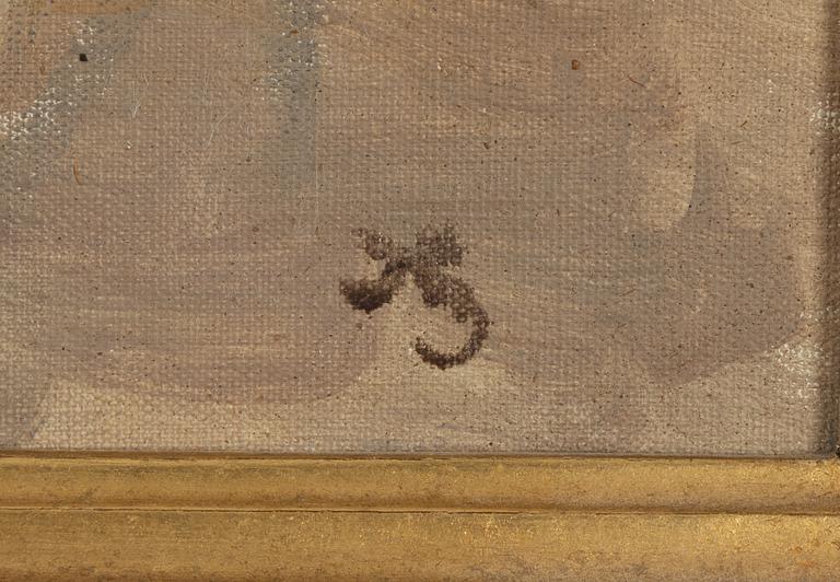 Hugo Zuhr, oil on canvas, signed.