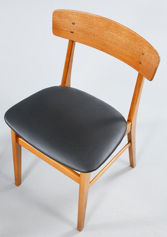 Four 1950/60s Farstrup chairs.