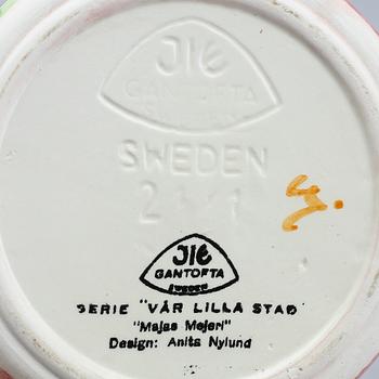 BURKAR, 6 st, porslin, Anita Nylund, Jie.