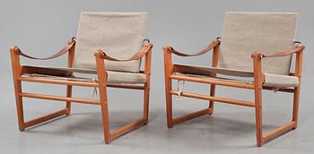 FÅTÖLJER, ett par, "Cikada", Bengt Ruda, IKEA, 1960-tal.