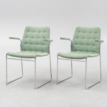 Bruno Mathsson, karmstolar, 6 st, "Mio", 1900-talets slut.