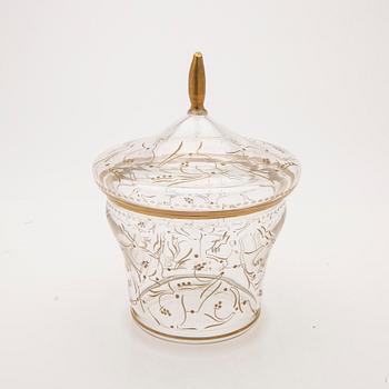 Ewald Dahlskog, Lock bowl, Kosta, 1920s/30s.