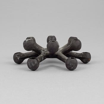 A JENS QUISTGAARD cast iron candlestick form Dansk Designs, Denmark.